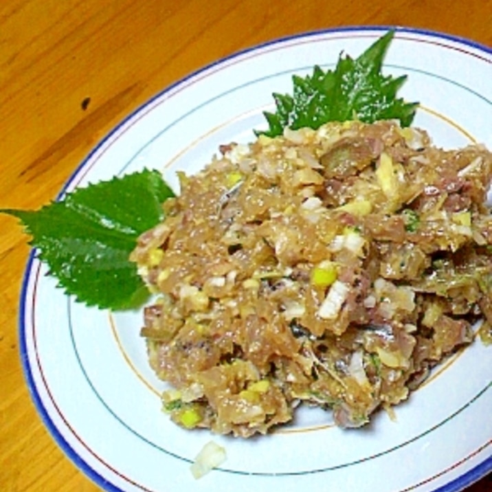 漁師直伝! 房総郷土料理 鯵のなめろう